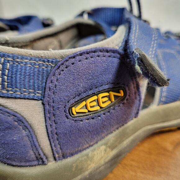 Keen Newport Boys H2 Sandals 7 Blue Depths‎ Gargoyle Athletic Hiking - Picture 8 of 10